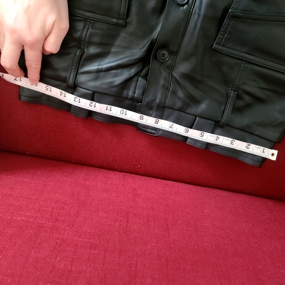 Banana Republic faux leather vegan leather skirt - Picture 2 of 5